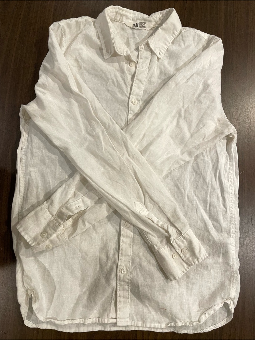 Soft Linen White Summer Button Down